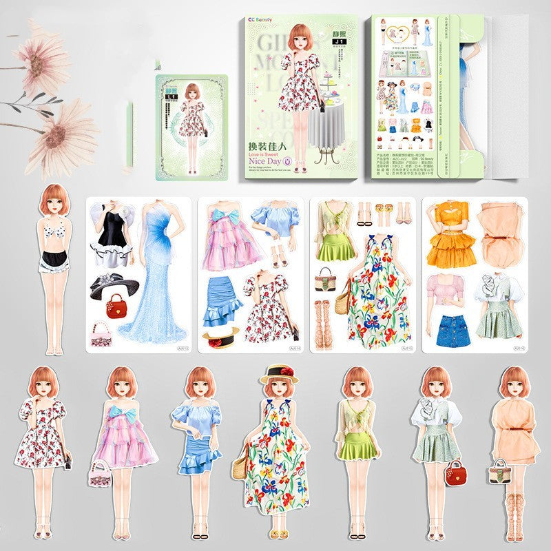 Magnetic Dress-Up Sticker Book