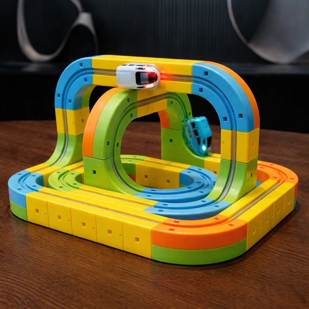 3D Modular Motorized Train Track Set – Tecnoant