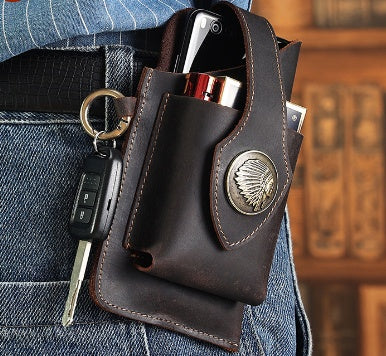 Phone Belt Leather Holster