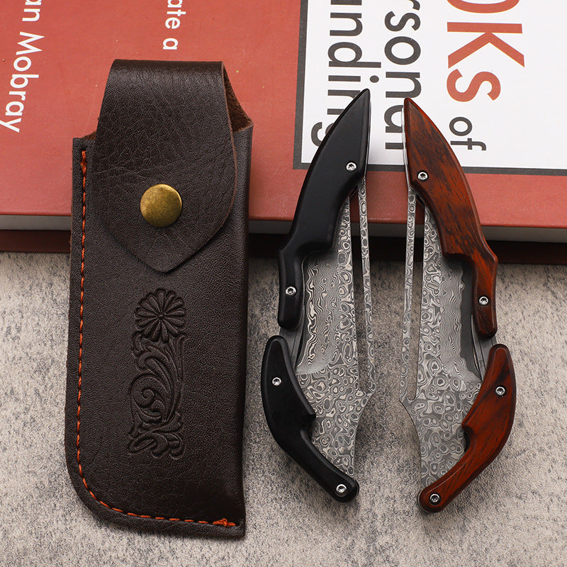 Damascus Folding Pocket Knife