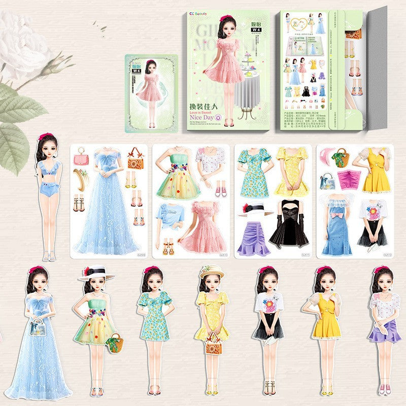 Magnetic Dress-Up Sticker Book
