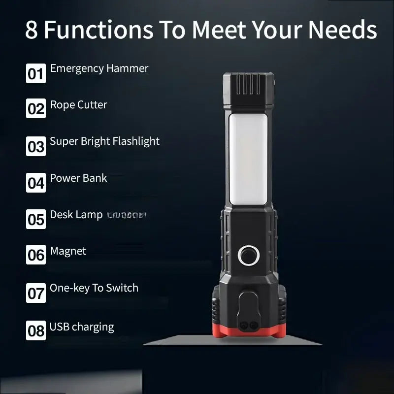 LumiRay™ Multifunctional LED Flashlight