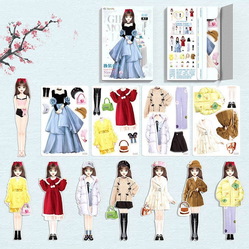 Magnetic Dress-Up Sticker Book