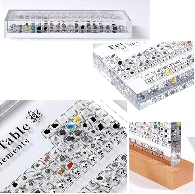 Acrylic Periodic Table with Element Samples