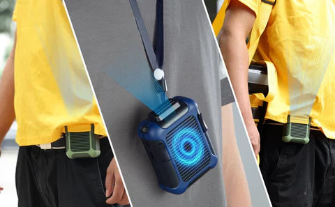 Portable Fan with Power Bank