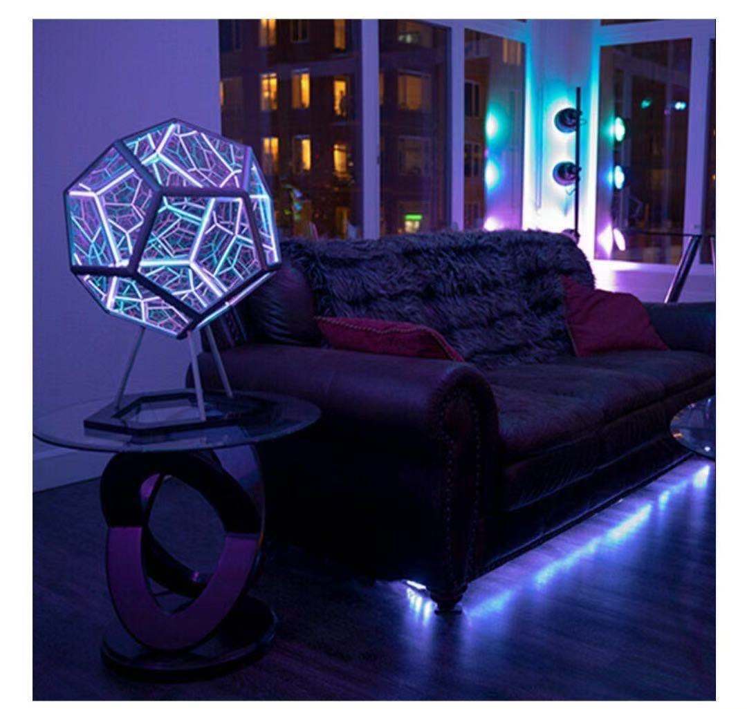 Dodecahedron Color Art Lamp