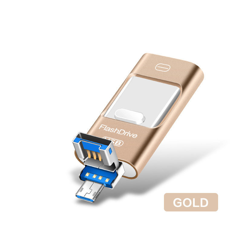 MicroDrive 3-in-1 USB Flash Drive