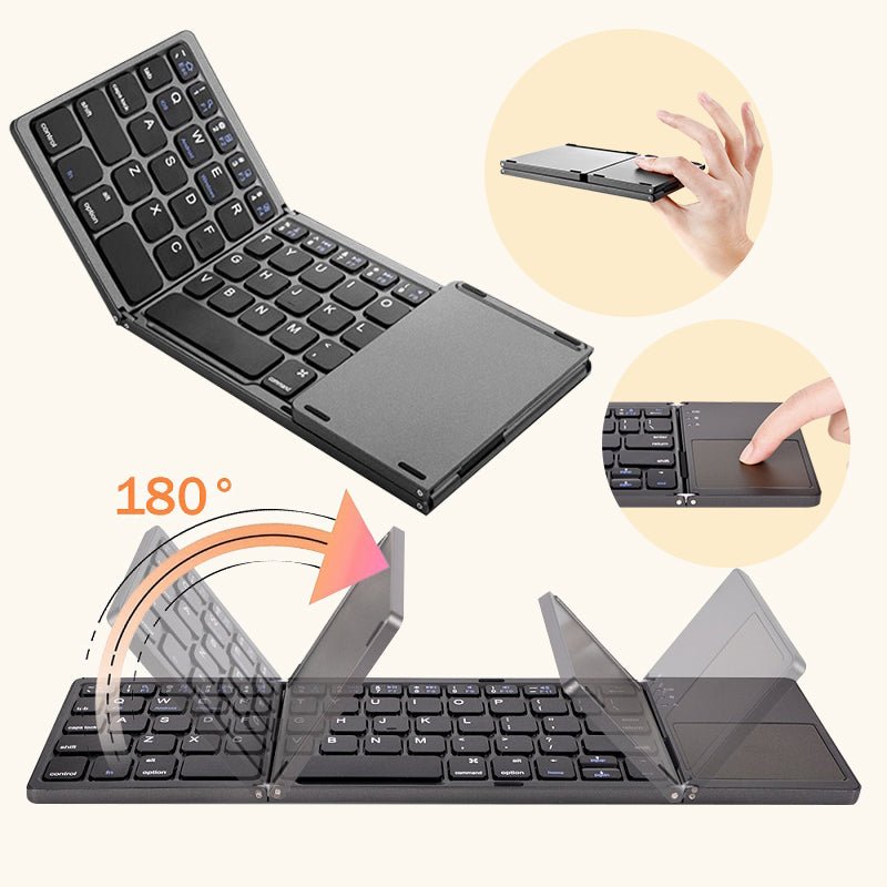 Foldable Bluetooth Mini Keyboard - TechnoAnt