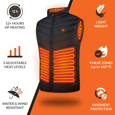 Warmalux™ Unisex Heated Vest