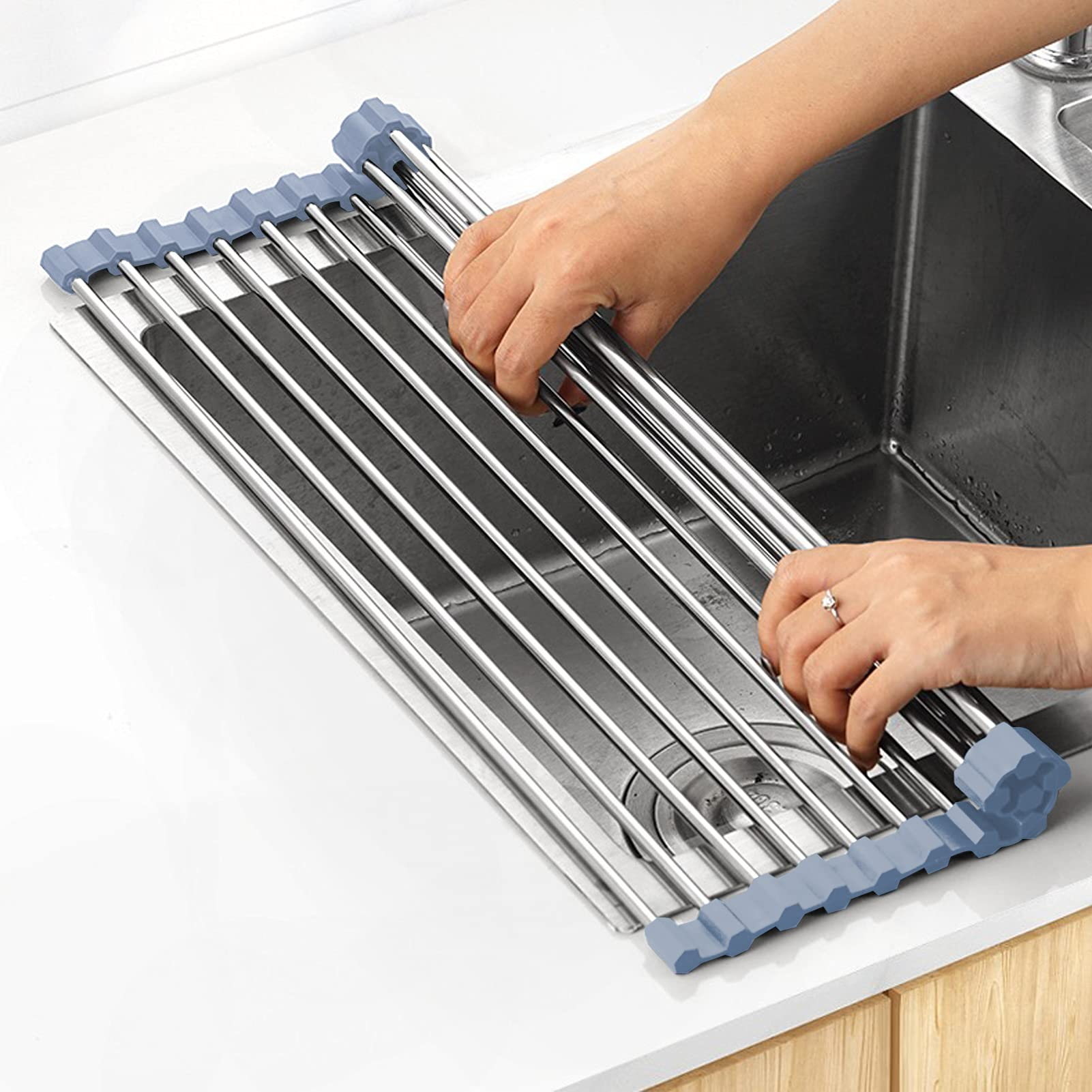 Roll Up Dish Drying Rack