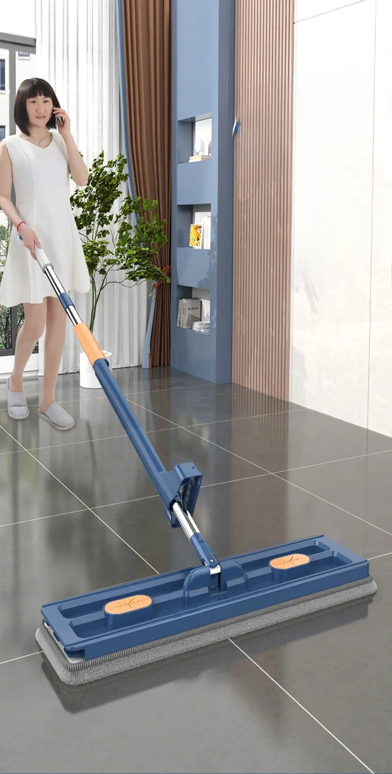 Self-Wringing 360° Flat Mop