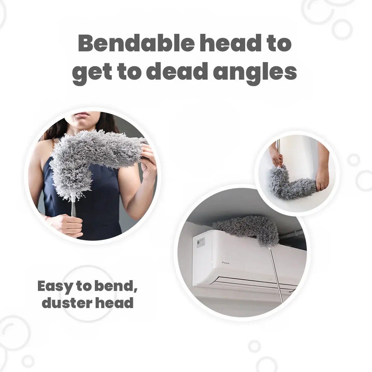 Retractable 360° Feather Duster