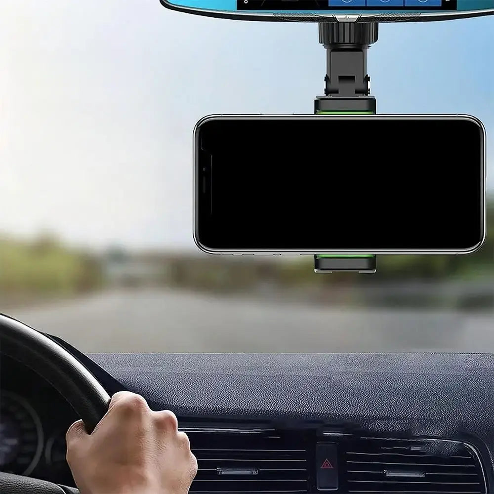 Rearview Mirror Phone Holder