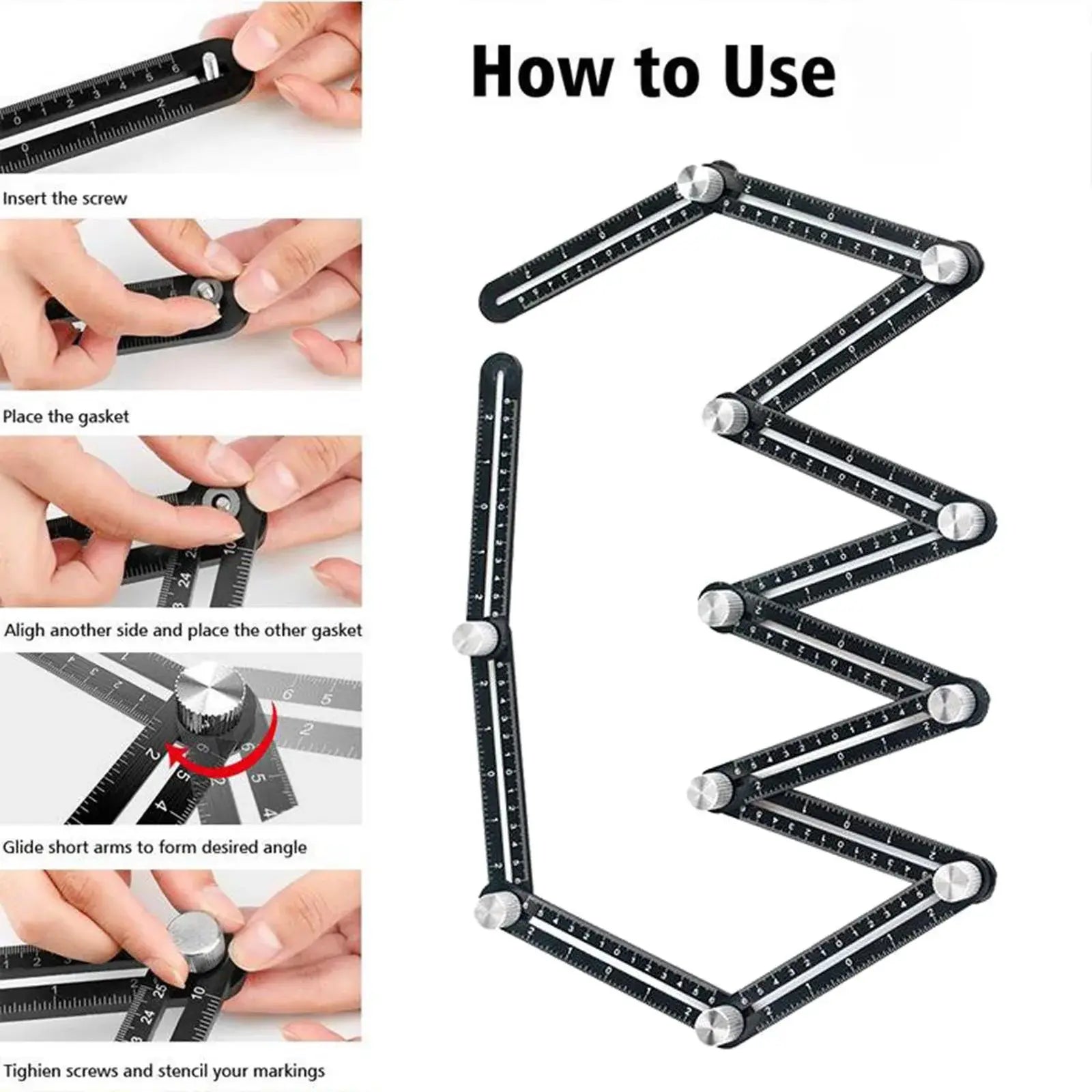 Multipe Angle Ruler Multi-Angle Measuring Ruler – Tecnoant
