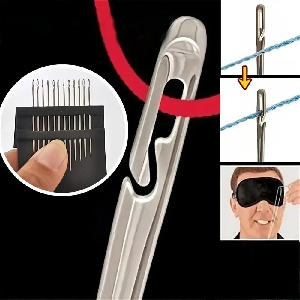 Single Threading Needle Easy-Threading Needle Set – Tecnoant