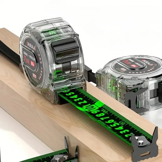 Tape measure glowing in the dark