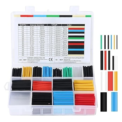 Heat Activated Wire Insulation Kit (530 pcs)