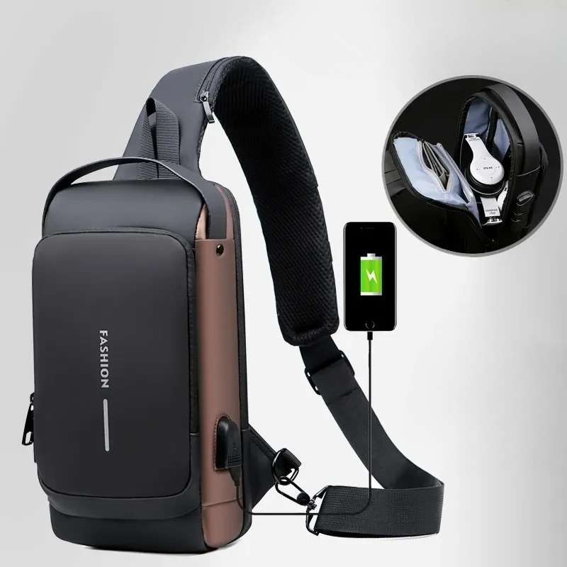 Anti-Theft Crossbody Backpack