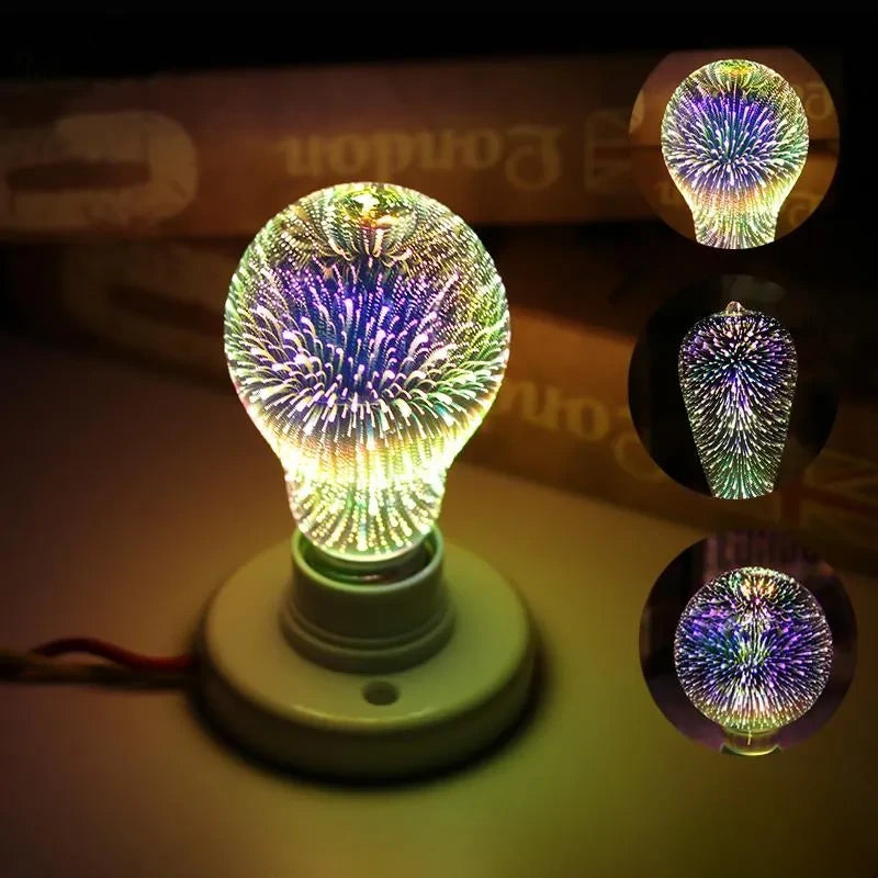 3D Fireworks LED Bulb