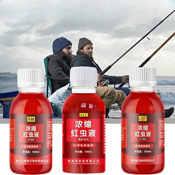 Concentrated Red Worm Fishing Bait