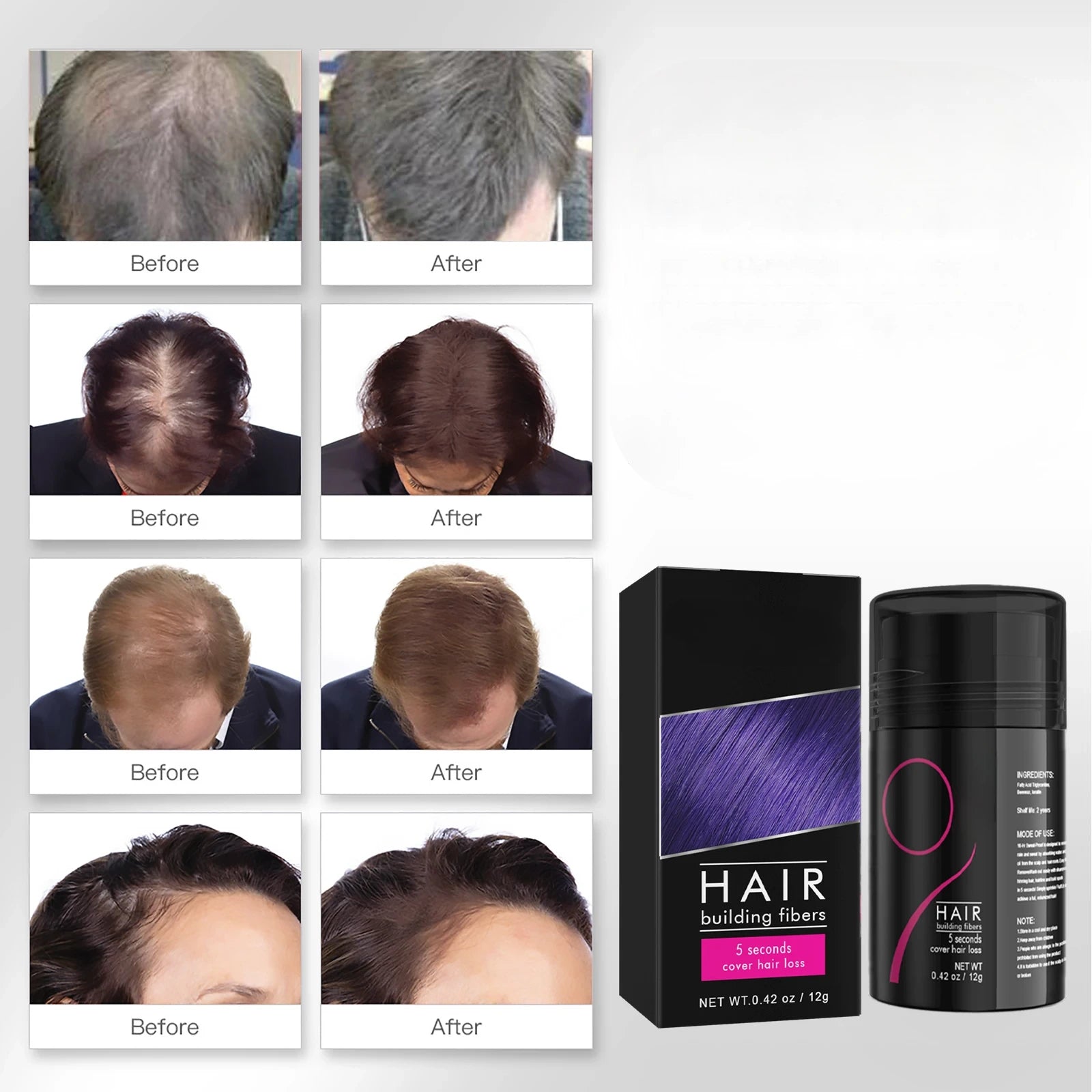 Hair Building Fibers Powder