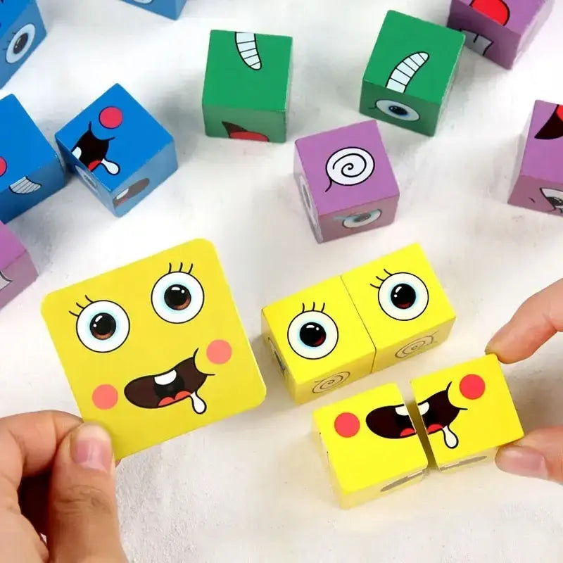 Face-Matching Puzzle Game