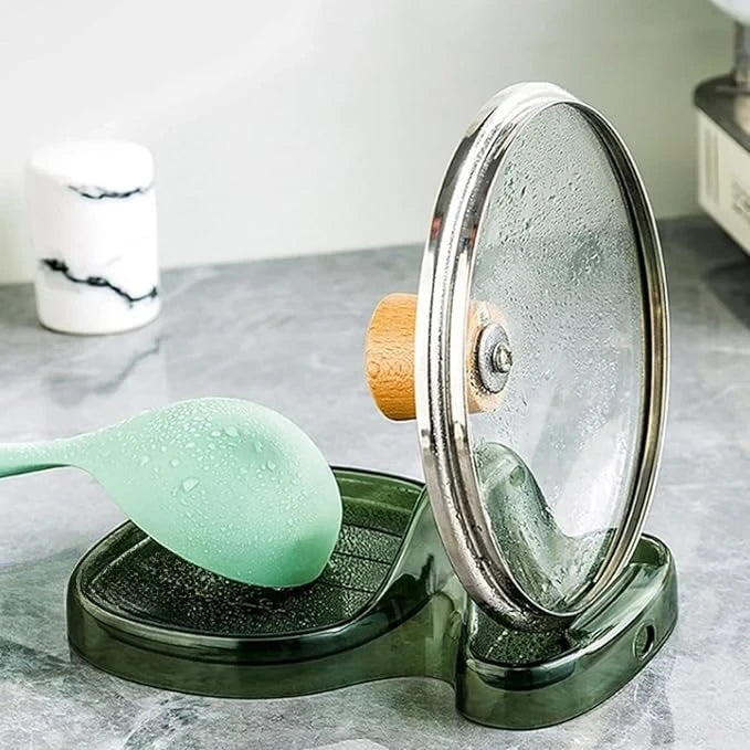 Kitchen Lid and Utensil Holder