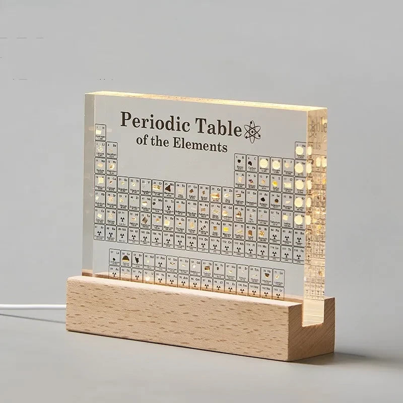 Acrylic Periodic Table with Element Samples