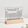 Acrylic Periodic Table with Element Samples