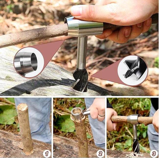 Manual Wood Drill & Peg Maker