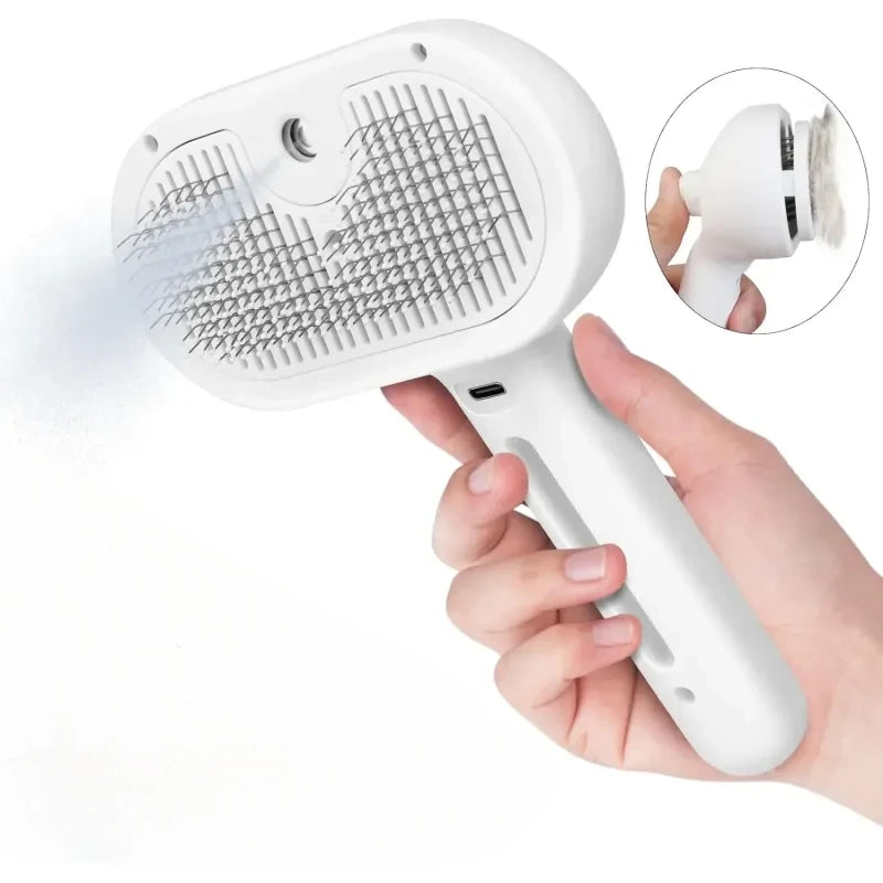 Rechargeable Steam Pet Brush
