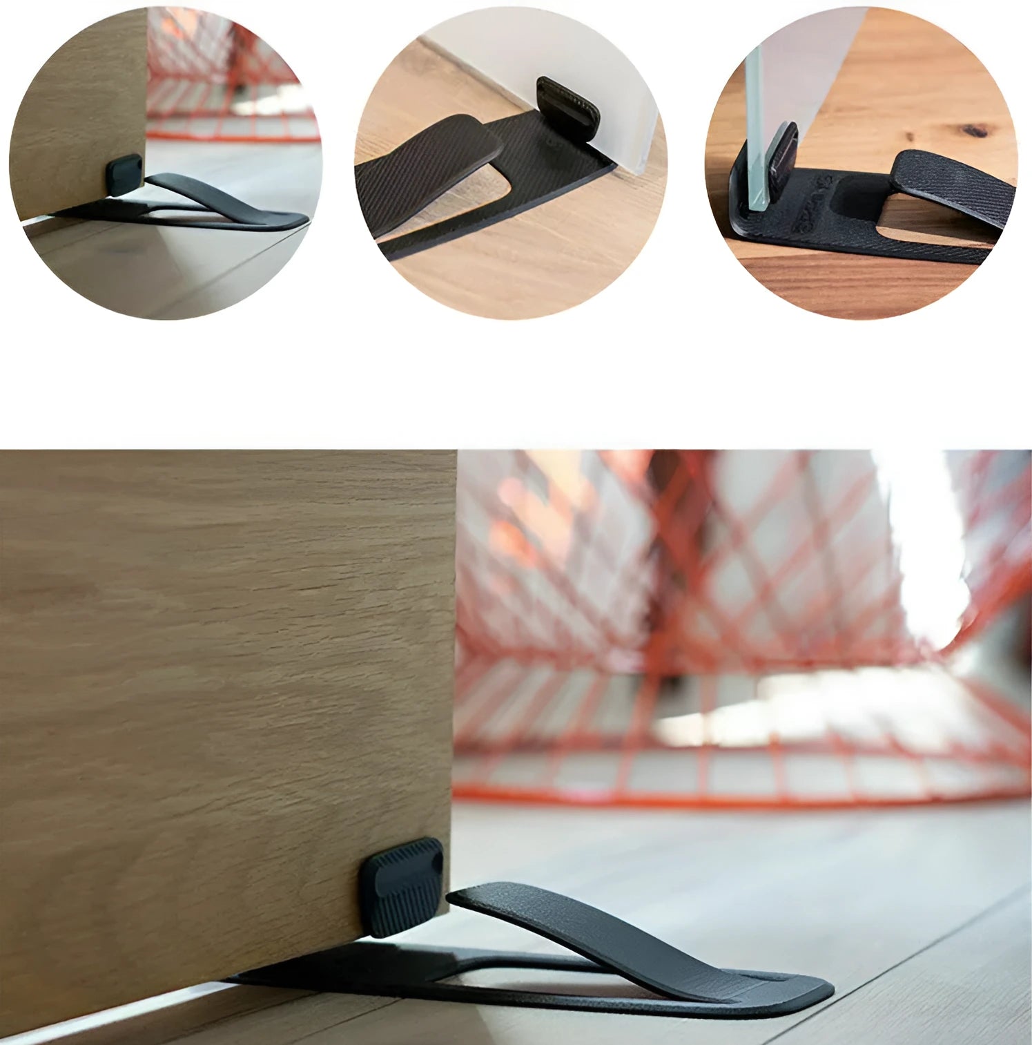 Foot-Press Door Stopper