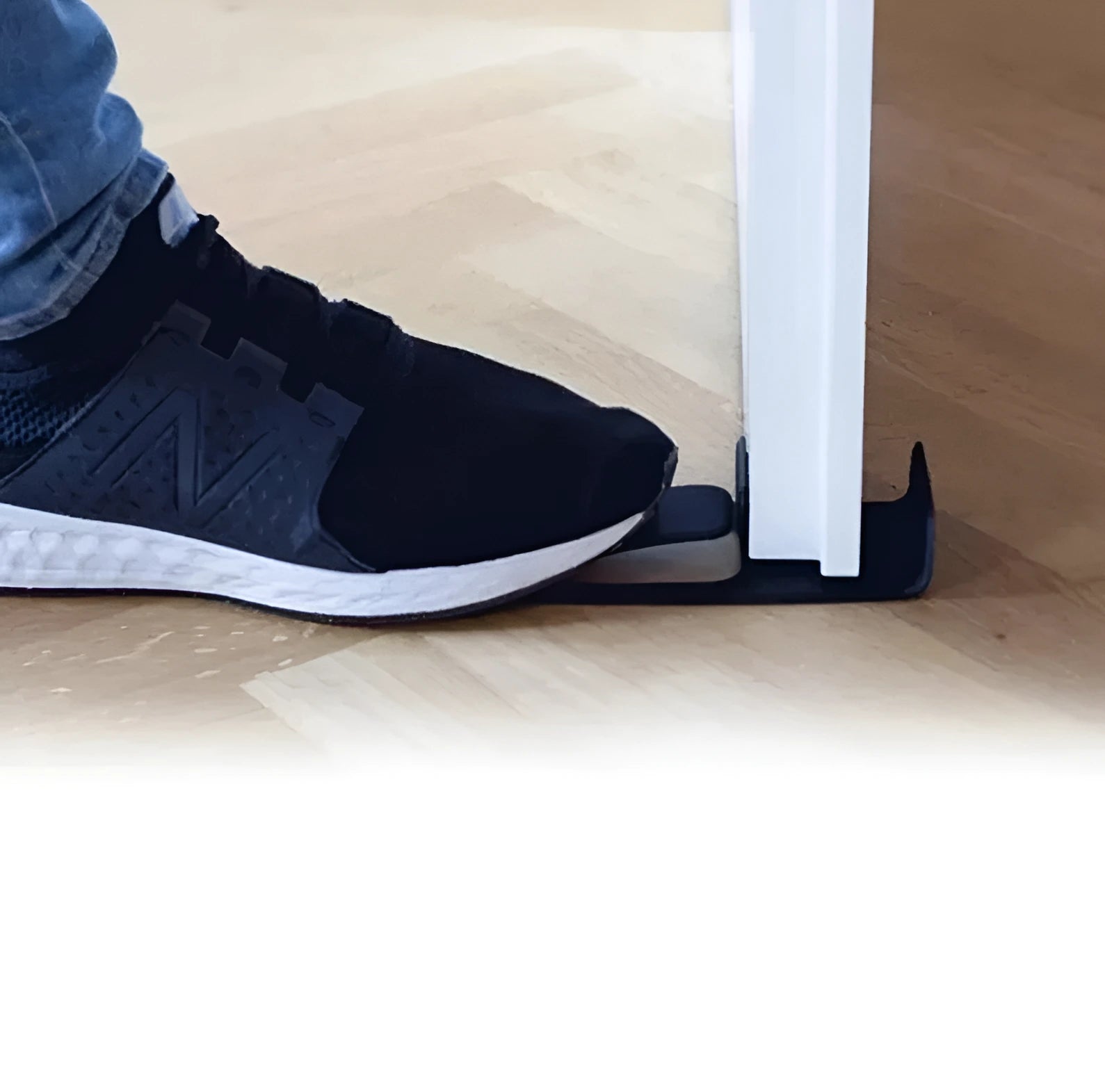 Foot-Press Door Stopper