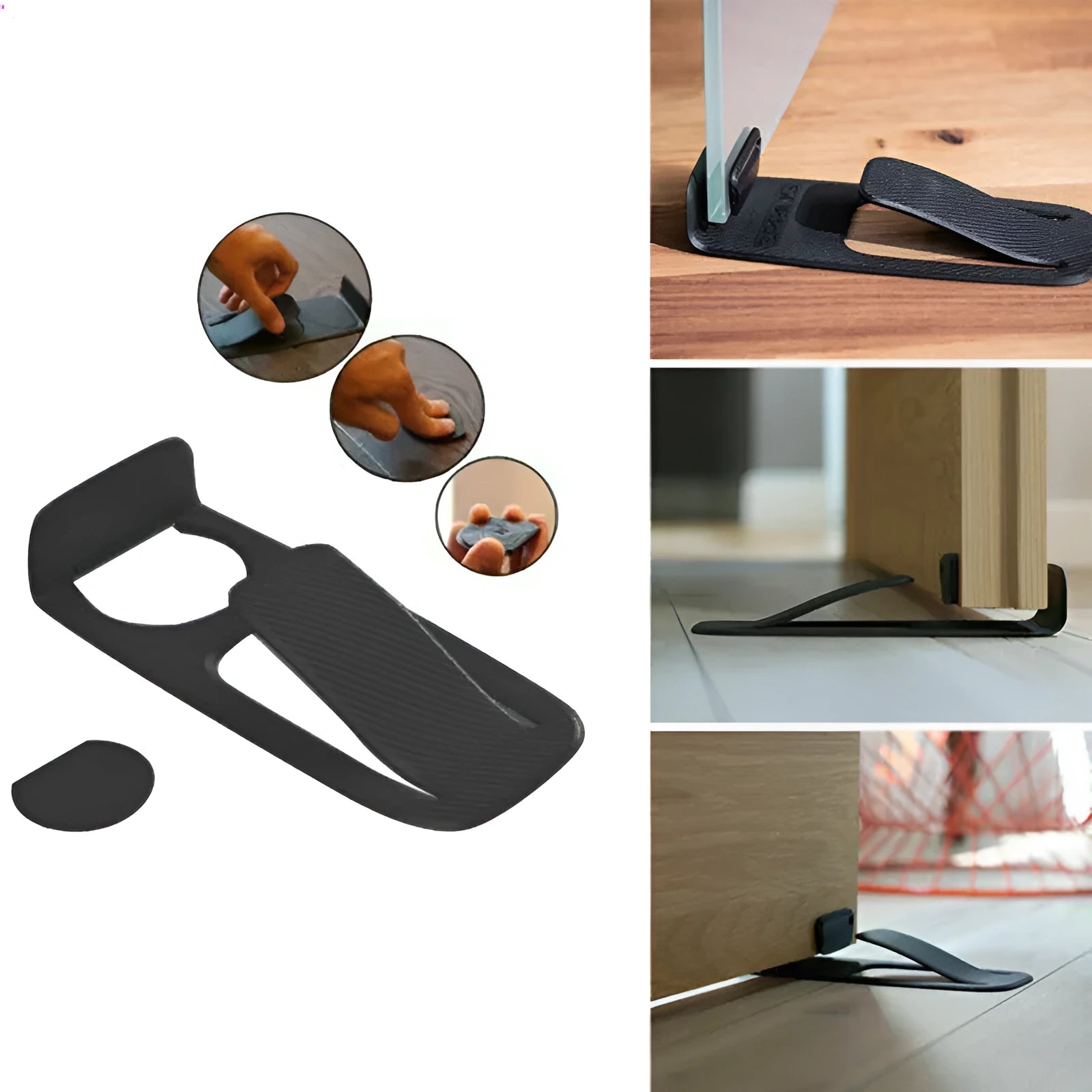 Foot-Press Door Stopper