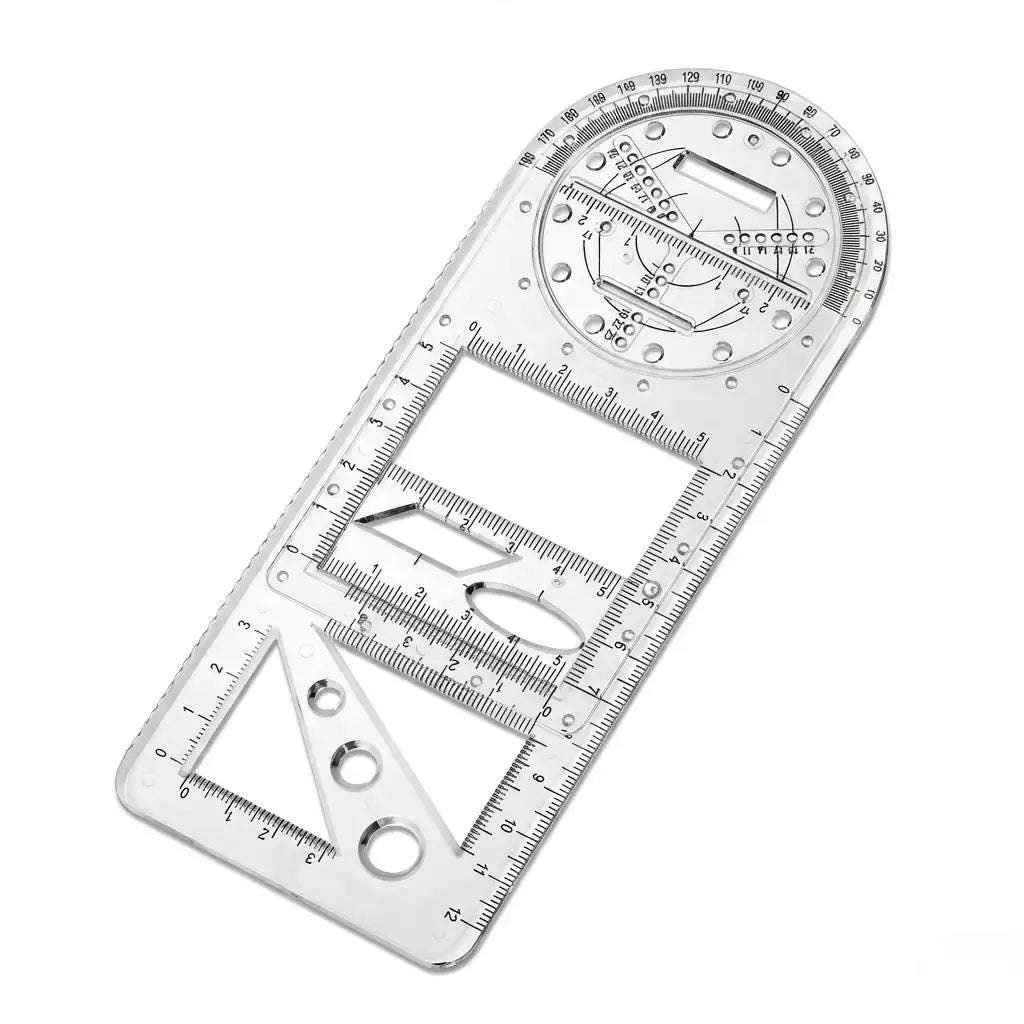 Multifunction Rotating Geometry Ruler – Tecnoant