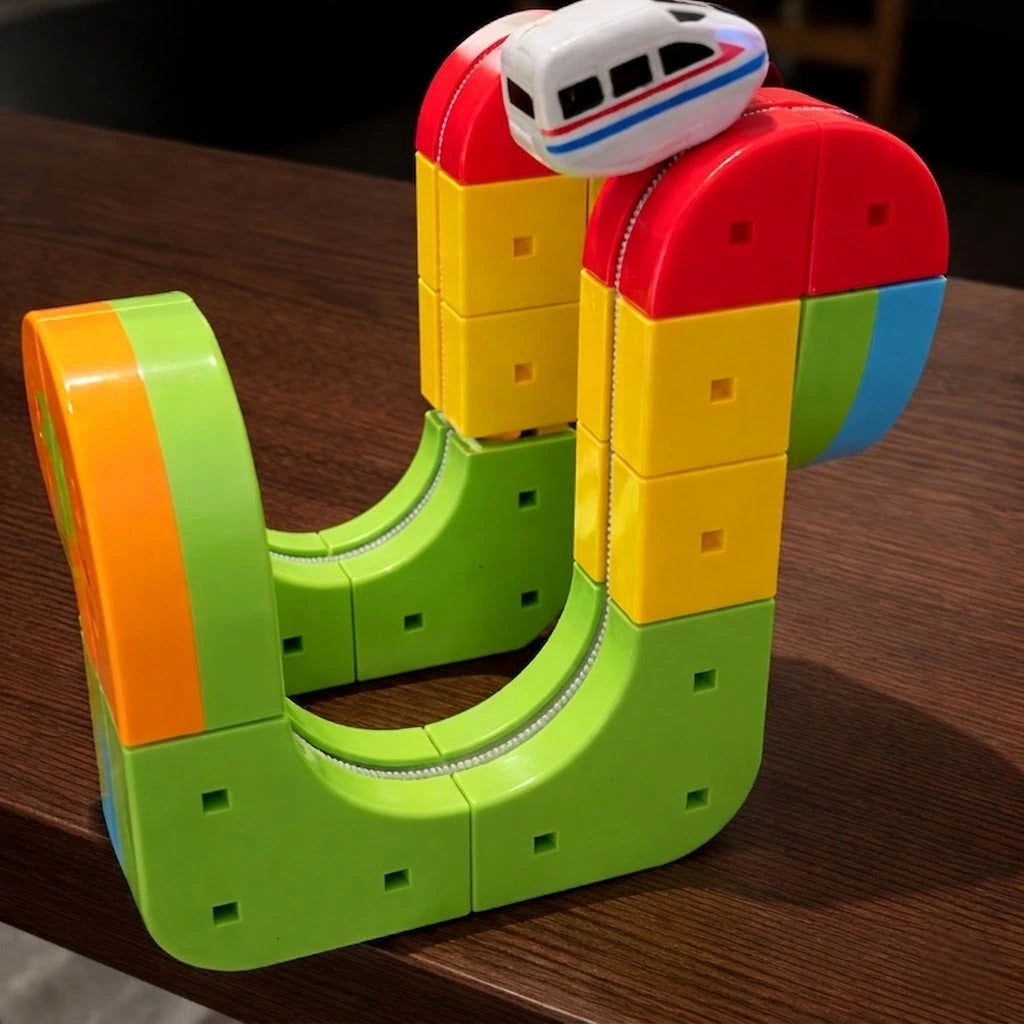 3D Modular Motorized Train Track Set – Tecnoant