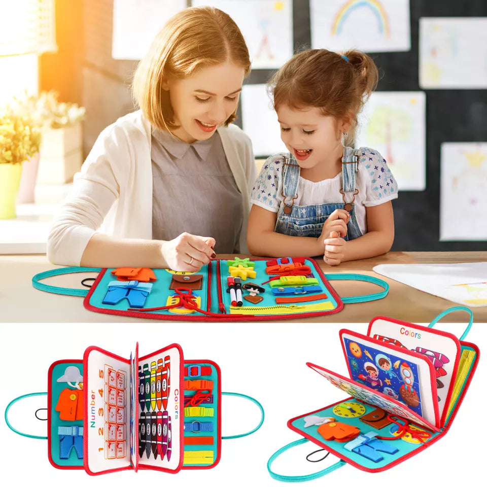 Interactive Busy Book for Kids