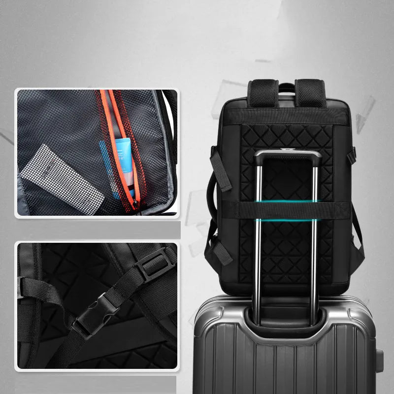 Expandable Waterproof Travel Backpack