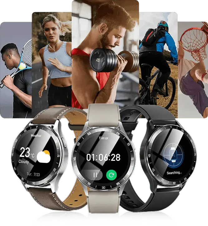 Bixet 2-in-1 Smart Watch with Earbuds